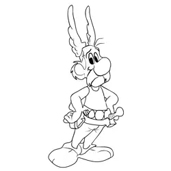 Asterix And Obelix 3 Free Coloring Page for Kids