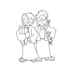 Cain And Abel 2 Free Coloring Page for Kids
