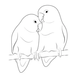 Beautiful Nature Love Free Coloring Page for Kids