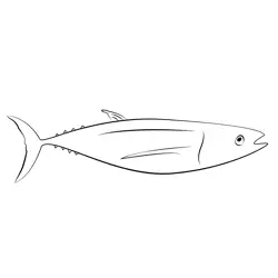 Tuna Cassandra Free Coloring Page for Kids