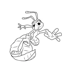 A Bugs Life 2 Free Coloring Page for Kids