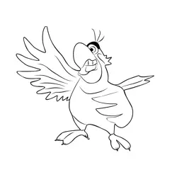 Iago Speech Free Coloring Page for Kids