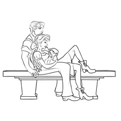 Prince Family Free Coloring Page for Kids