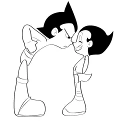 Astro Boy And His Little Sister Uran