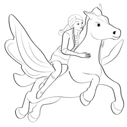 Barbie With Flying Horse