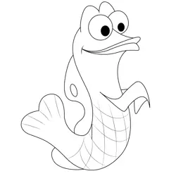 The Gurgle Free Coloring Page for Kids