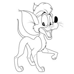 Oliver & Company Character Free Coloring Page for Kids