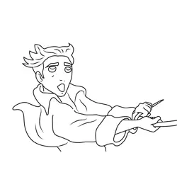 Jim Hawkins Free Coloring Page for Kids