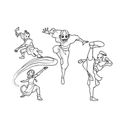 Avatar 1 Free Coloring Page for Kids