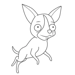 Bitsy Bob's Burgers Free Coloring Page for Kids