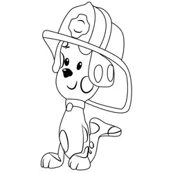 Dottie From Bubble Guppies Free Coloring Page for Kids