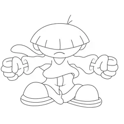 Numbuh Free Coloring Page for Kids