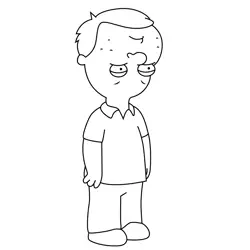 Jake Tucker Family Guy Free Coloring Page for Kids