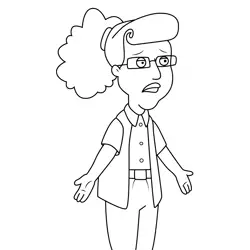 Patty Patterson Family Guy Free Coloring Page for Kids
