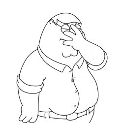 Peter Griffin Facepalming Family Guy
