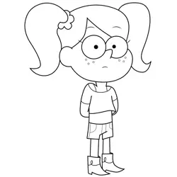 Emma Sue Gravity Falls Free Coloring Page for Kids