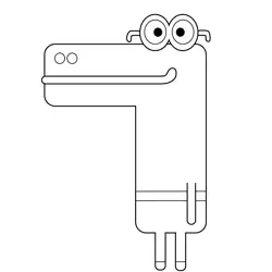 Happy Hey Duggee Free Coloring Page for Kids
