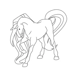 Horseland Samurai Free Coloring Page for Kids
