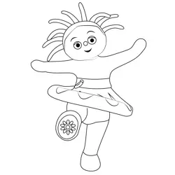 Dance Toy Free Coloring Page for Kids