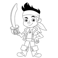 Jake Wallaper Free Coloring Page for Kids