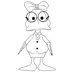 Dannan Free Coloring Page for Kids
