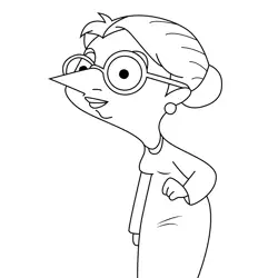 Irma Gobb Mr. Bean Mr. Bean Free Coloring Page for Kids