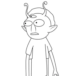 Alien Morty Rick and Morty