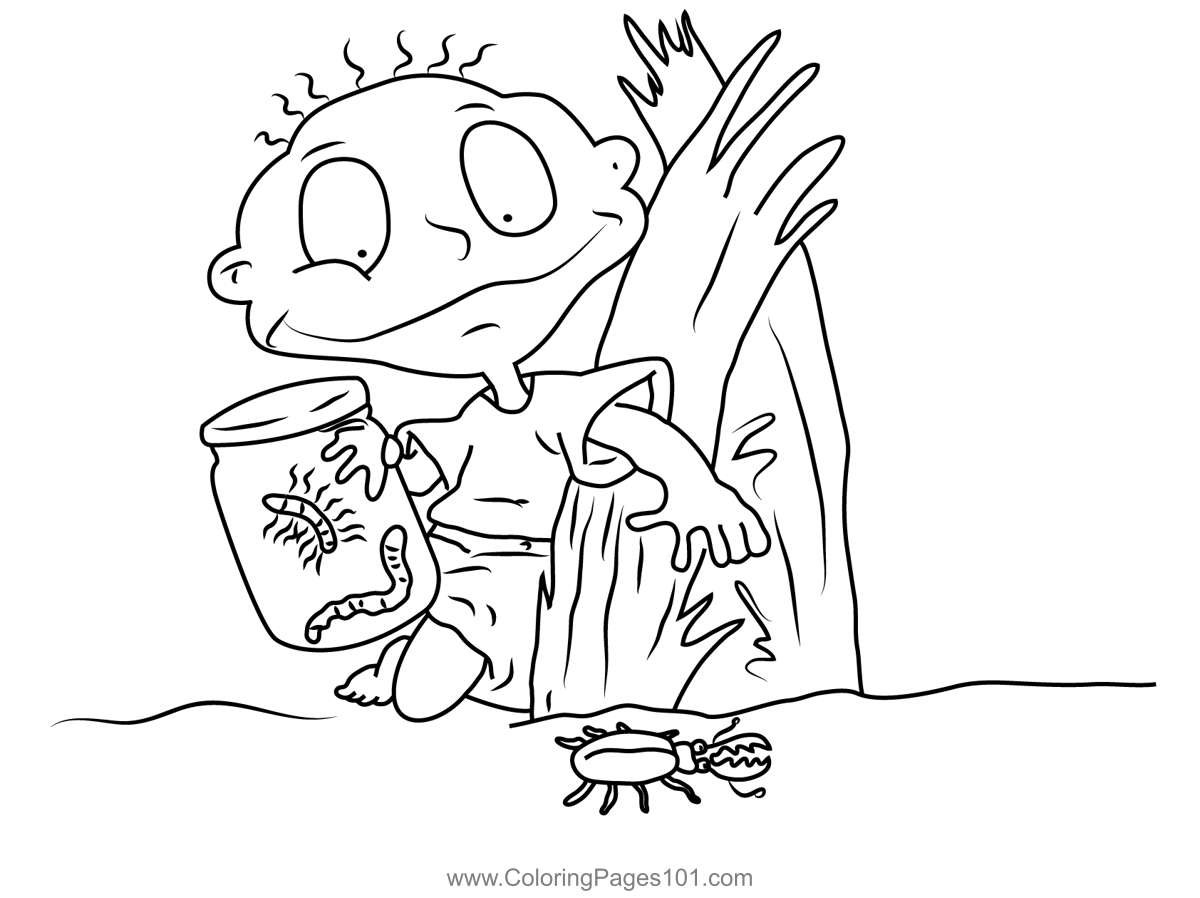 Tommy Pickles Coloring Page