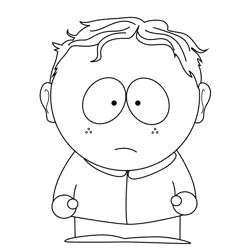 Scott Malkinson South Park Free Coloring Page for Kids
