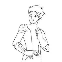 Josh Looking Something Free Coloring Page for Kids