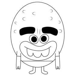 Felix Gumball Free Coloring Page for Kids