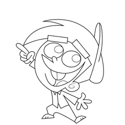 Timmy Turner in Pajamas Fairly Odd Parents