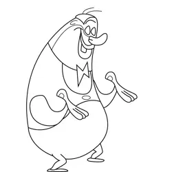 Myron The Ren & Stimpy Show Free Coloring Page for Kids