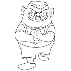 Victor The Ren & Stimpy Show Free Coloring Page for Kids