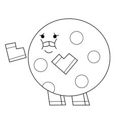 Cookie Guy Unikitty Free Coloring Page for Kids