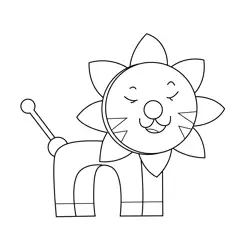 Trevor Unikitty Free Coloring Page for Kids
