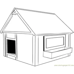Dog House with Water