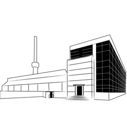 Factory 7 Free Coloring Page for Kids