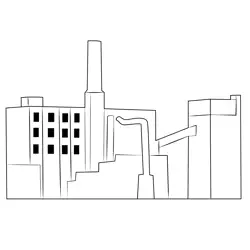 Sugar Refinery Free Coloring Page for Kids
