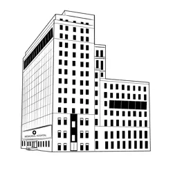 Memorial Hospital Free Coloring Page for Kids