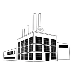 Notre Dame Power Plant Free Coloring Page for Kids