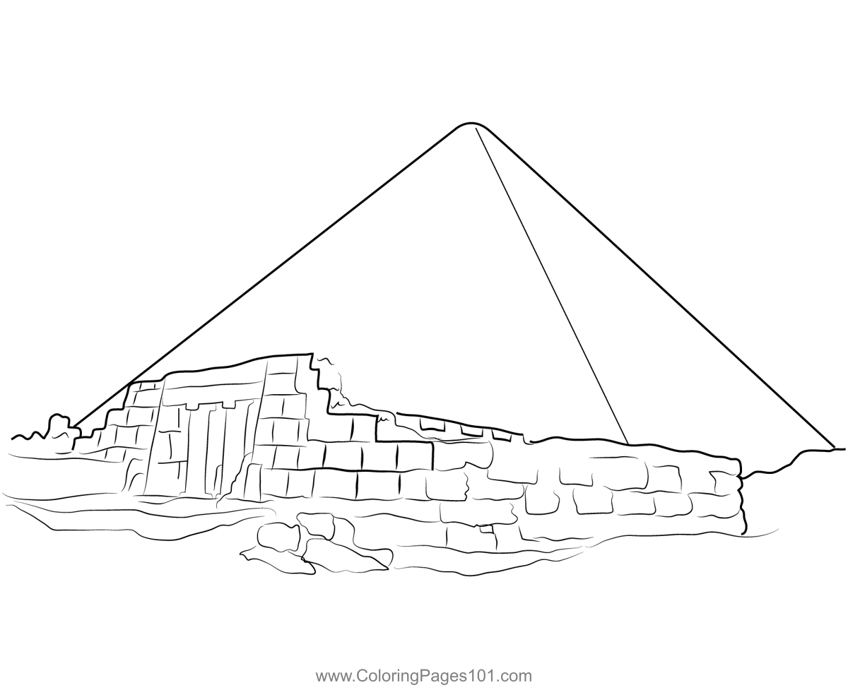 Pyramid Of Giza Coloring Page Coloring Sky Coloring Pages Pyramids My Xxx Hot Girl