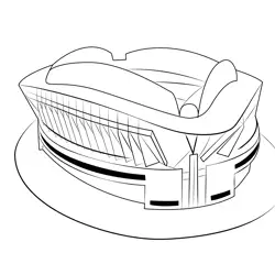 Stadium 5 Free Coloring Page for Kids