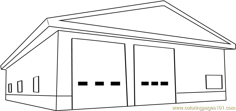 New River Bank Barn Coloring Page - Free Barn Coloring Pages