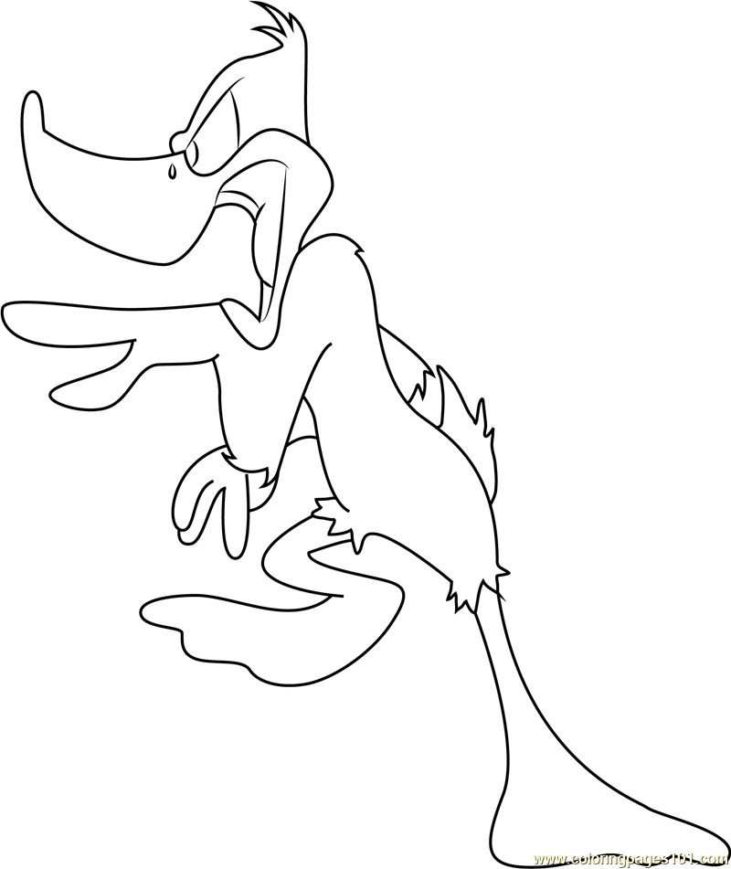 daffy duff coloring pages - photo #5