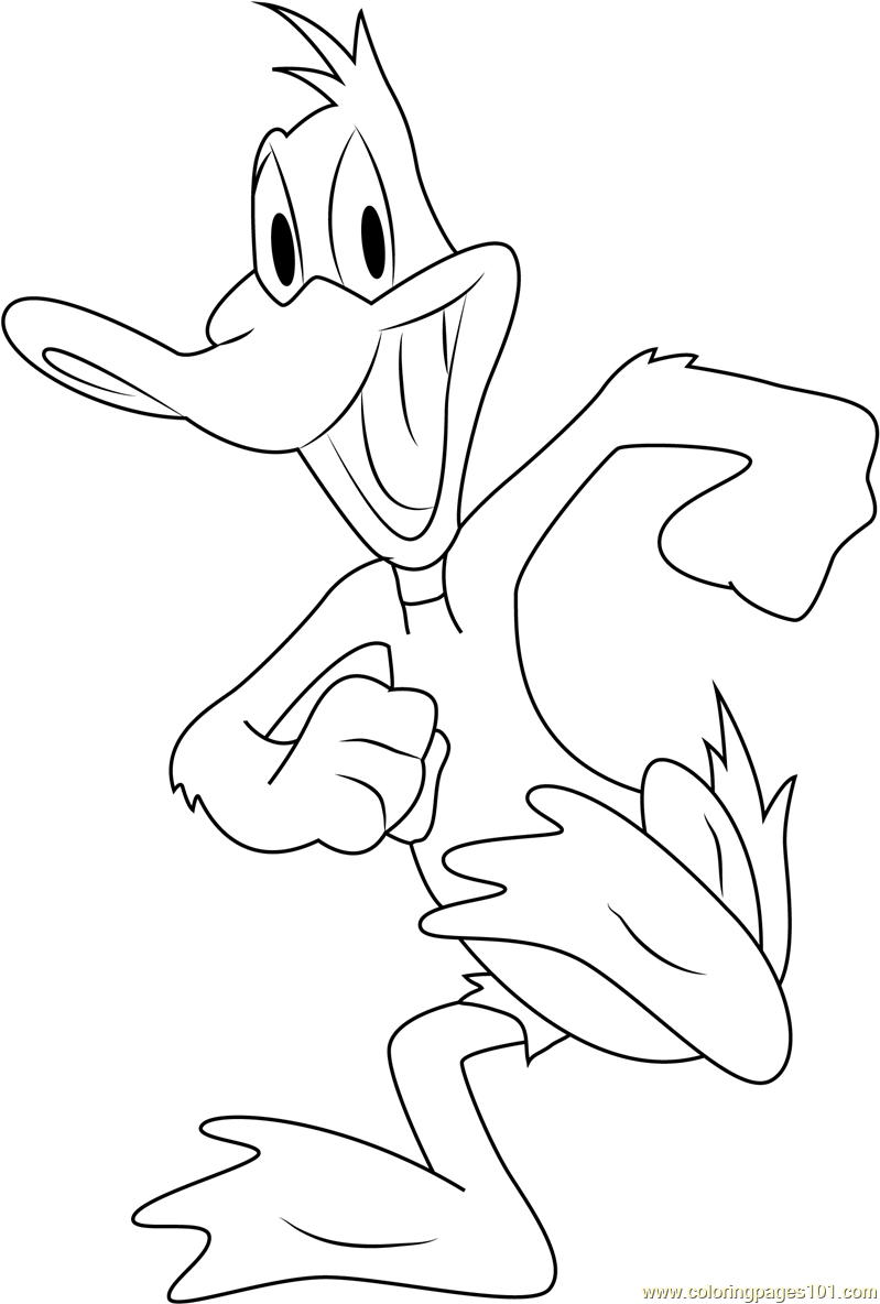 daffy duff coloring pages - photo #21