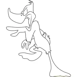 Daffy Duck Free Coloring Page for Kids