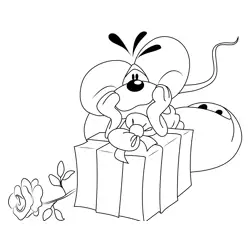 Diddl With Gift