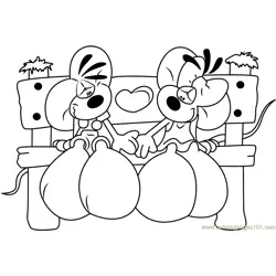 Love Forever Free Coloring Page for Kids