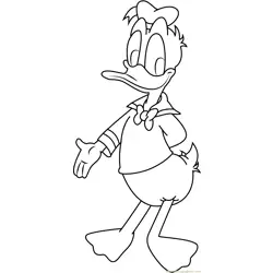 Friendly Donald Duck